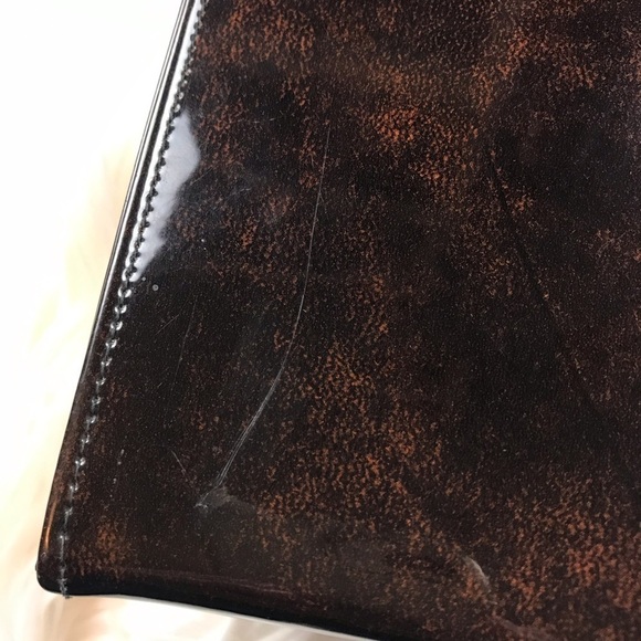 Vintage Lennox tortoiseshell patent leather bag - Picture 7 of 8